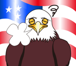 Fearless a large American Eagle sticker #9317075