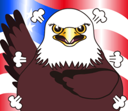 Fearless a large American Eagle sticker #9317077
