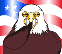 Fearless a large American Eagle sticker #9317078