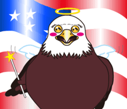 Fearless a large American Eagle sticker #9317080
