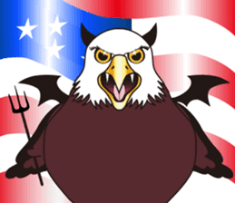 Fearless a large American Eagle sticker #9317081