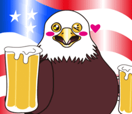 Fearless a large American Eagle sticker #9317085