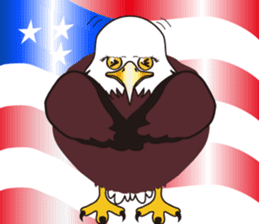 Fearless a large American Eagle sticker #9317087