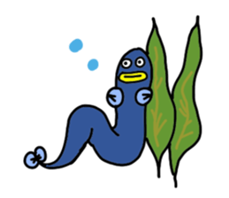 an extravagant eel part2 sticker #9317112