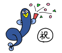 an extravagant eel part2 sticker #9317125