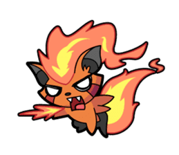Flerine the Hot Tempered Cat sticker #9317476