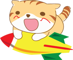 cat fuku02 sticker #9317820