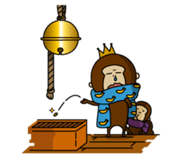 Happy New Year in the monkey 3days sticker #9318781