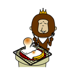 Happy New Year in the monkey 3days sticker #9318783