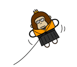 Happy New Year in the monkey 3days sticker #9318795