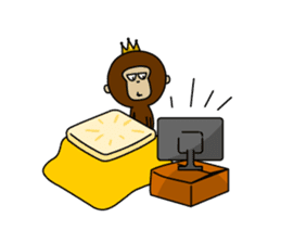 Happy New Year in the monkey 3days sticker #9318799