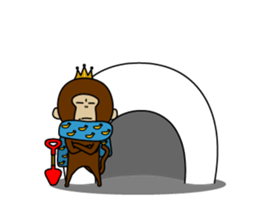 Happy New Year in the monkey 3days sticker #9318801