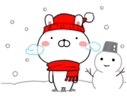 Rabbit of Hokkaido valve sticker #9319013