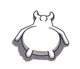 Rabbit of Hokkaido valve sticker #9319020