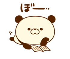 Purring Panda sticker #9319252