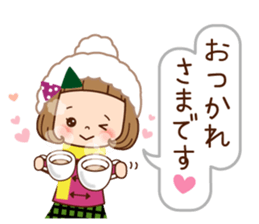 Of the girl [the beginning of the year] sticker #9319887