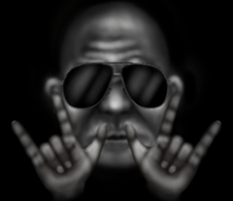 Grandfather of the darkness sticker #9320583