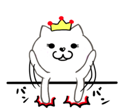 Cute cat princess sticker #9320723