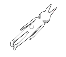 Gesture rabbit sticker #9321005