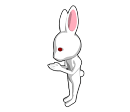 Gesture rabbit sticker #9321011