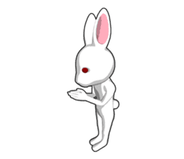 Gesture rabbit sticker #9321011