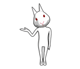 Gesture rabbit sticker #9321013