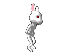 Gesture rabbit sticker #9321015
