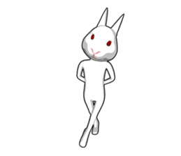 Gesture rabbit sticker #9321019