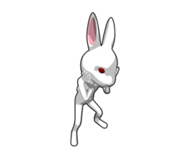 Gesture rabbit sticker #9321021