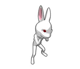 Gesture rabbit sticker #9321021