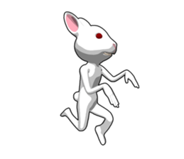 Gesture rabbit sticker #9321025