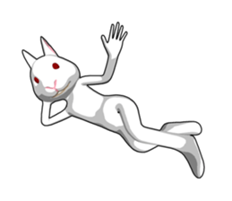 Gesture rabbit sticker #9321027