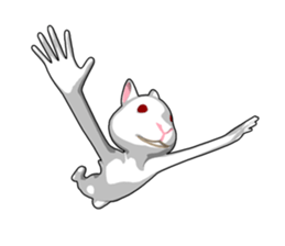 Gesture rabbit sticker #9321038