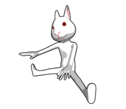 Gesture rabbit sticker #9321040