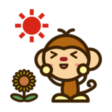 Monkey of life Sticker sticker #9321915