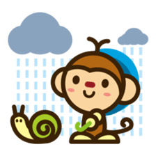 Monkey of life Sticker sticker #9321916