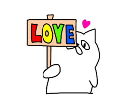 laid back caaat! sticker #9322160