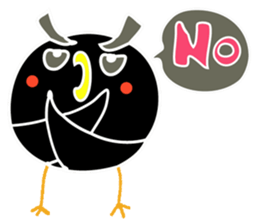 Hello Charcoal - black chicken sticker #9322394