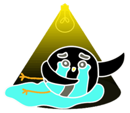 Hello Charcoal - black chicken sticker #9322403