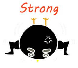 Hello Charcoal - black chicken sticker #9322404