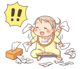 My 11-month-old baby sticker #9322606