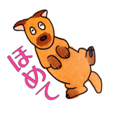 the lovely dogs sticker sticker #9323175