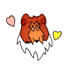 the lovely dogs sticker sticker #9323192