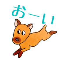 the lovely dogs sticker sticker #9323196