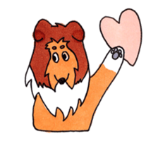 the lovely dogs sticker sticker #9323205