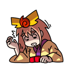 Internet flame guardian Moemi sticker #9324837