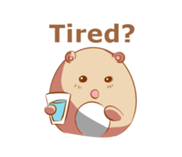 The kind bear and the sulky bunny2(EN) sticker #9325453