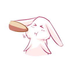 The kind bear and the sulky bunny2(EN) sticker #9325459