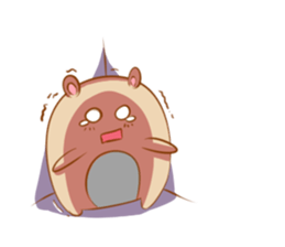 The kind bear and the sulky bunny2(EN) sticker #9325471