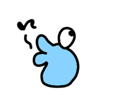 cutie slime monster Jr sticker #9325849